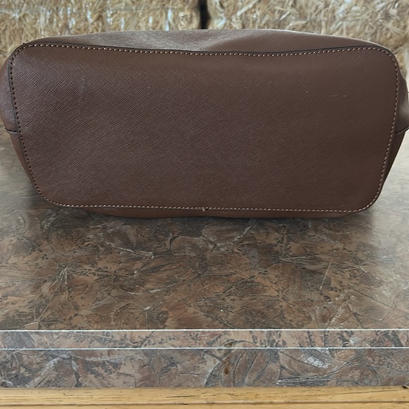 Calvin Klein Monogram Black And Brown Shoulder Bag